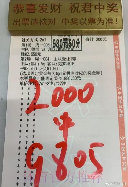 揭秘世界杯投注史上最幸运的人 揭秘世界杯投注史上最幸运的人